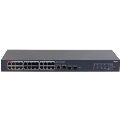 DAHUA CS4228-24GT-240 24X1G RJ45 POE 2X1G RJ45 2X1G SFP 240W YONETILEBILIR POE SWITCH