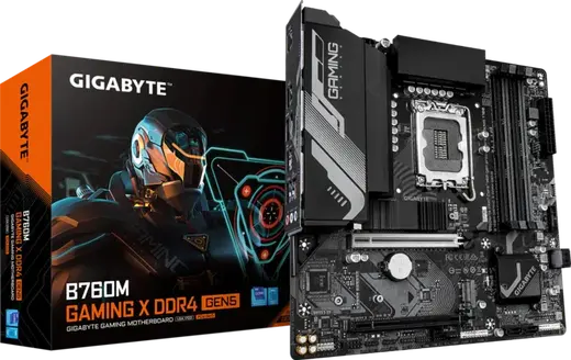 GIGABYTE B760M GAMING X GEN5 DDR4 HDMI-DP PCIE 4.0 1700p mATX görseli 4
