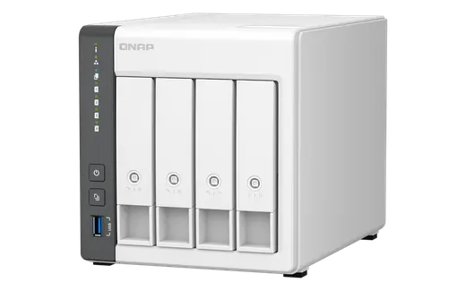 QNAP 4diskli ARM QC-4GB RAM-2.5GbE Nas Server TS-433-4G Distribütör Garantili görseli 3