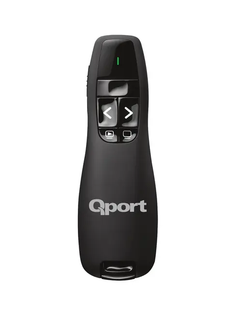 QPORT (Q-SUN400) 2.4GHz KIRMIZI LAZERLI SUNUM KUMANDASI SIYAH alternatif görünüm
