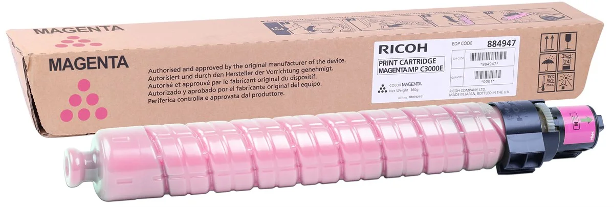 Ricoh MP-C2500 C3000 C2000 Orjinal Kırmızı Toner 842032