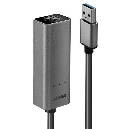 LINDY LIN-43313 USB 3.0 <-> 2.5G Ethernet Çevirici USB 3.0 to 2.5G Ethernet Converter görseli 5