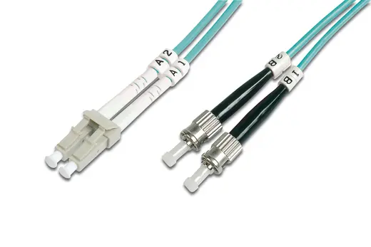 BEEK BC-FO-5LCST-03/3 LC-ST Fiber Optik Patch Kablo, Multimode OM 3 50/125 Duplex, 3.0mm, LSZH, 3 metre