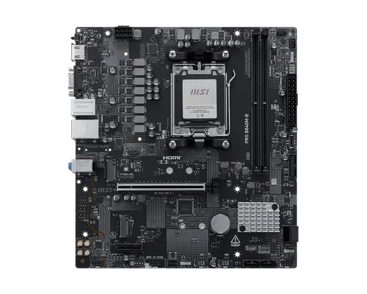 MSI PRO B840M-B DDR5 HDMI-VGA PCIE 4.0 AM5 mATX görseli 5