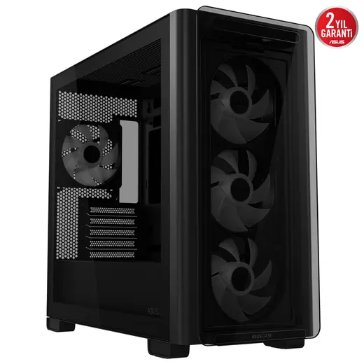 ASUS A23 PLUS TG ARGB Gaming Mid Tower PC Kasası / 90DC00K0-B19010 görseli 5