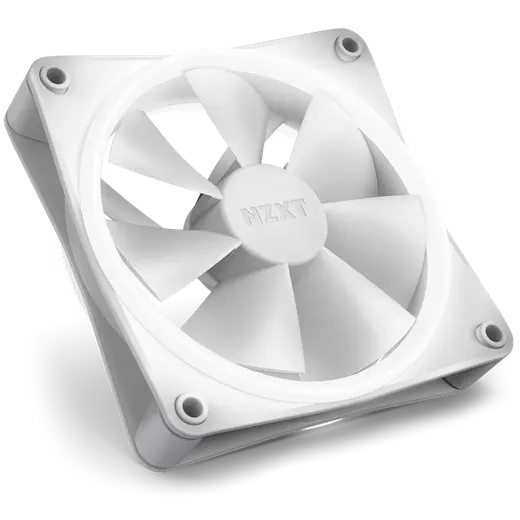 NZXT 140MM RF-D14SF-W1 F140 RGB Duo Single Kasa Fanı Beyaz görseli 2