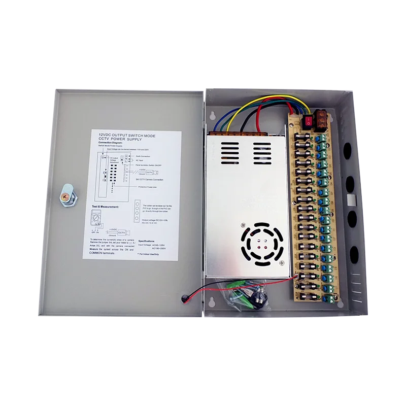 OPAX-30A-BX SMPS 30 AMPER DC 12VOLT KUTU TİPİ BOX FANLI ADAPTÖR