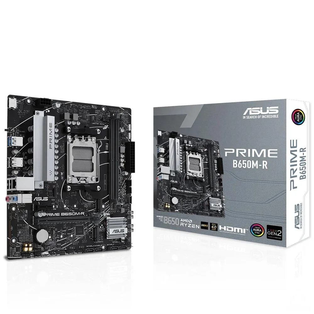 Asus Prime B650M-R 7200MHz (OC) DDR5 Soket AM5 M.2 HDMI mATX Anakart