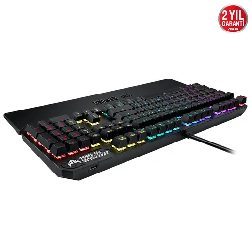 ASUS TUF GAMING K3 RA05 Red Mekanik RGB Aura Sync 1000Hz USB Gaming Klavye görseli 2