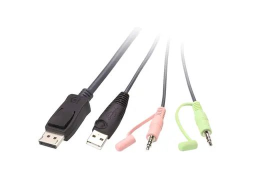 ATEN ATEN-CS22DP 2 PORT USB DISPLAYPORT CABLE KVM SWITCH alternatif görünüm