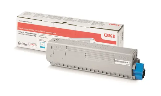 OKI C824/C834/C844 5K Mavi (Cyan) Toner (47095703) görseli 3