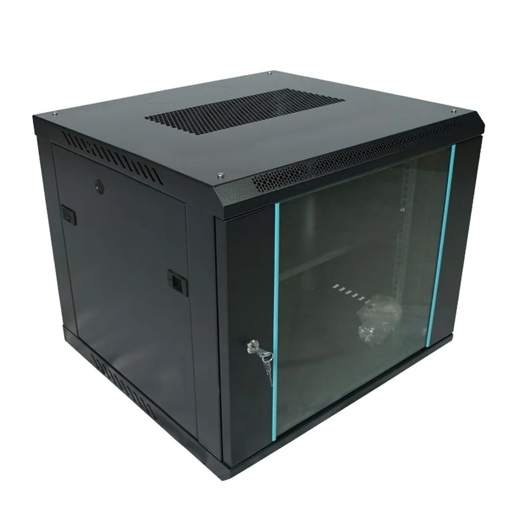 Racksan MT-6609S 9U Duvar Tipi Kabinet (500-600-600) Raf+Fan+Priz