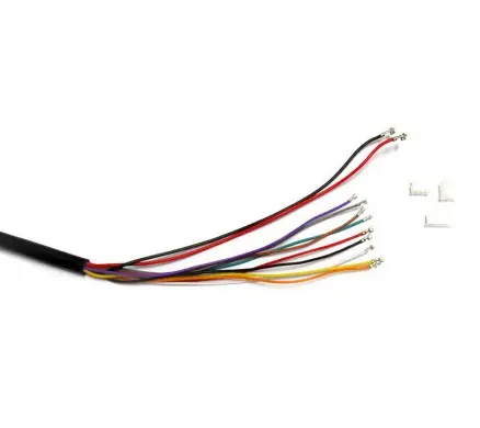 80 CM OSD BUTONLU 11 PİNLİ AHD/ TVI/CVI/ CVBS KAMERA KABLOSU UTC FEMALE BNC + FEMALE DC alternatif görünüm