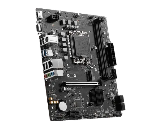MSI PRO H610M-E DDR4 1700P DDR4 SES GLAN HDMI/VGA SATA3 USB3.2 mATX görseli 4