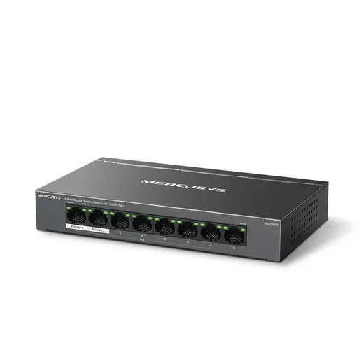 TP-Link Mercusys MS108GP 8Port Gigabit Switch + Poe alternatif görünüm