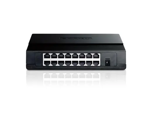 Tp-Link TL-SF1016D 16 Port 10-100 Mbps Switch Plastik Kasa alternatif görünüm
