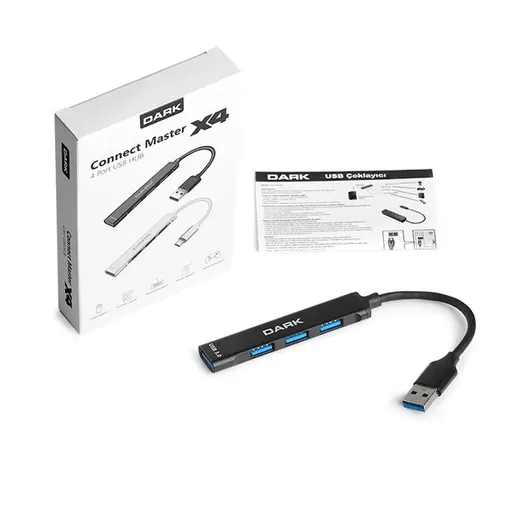Dark (DK-AC-USB310) 4 Port USB Çoklayıcı görseli 3