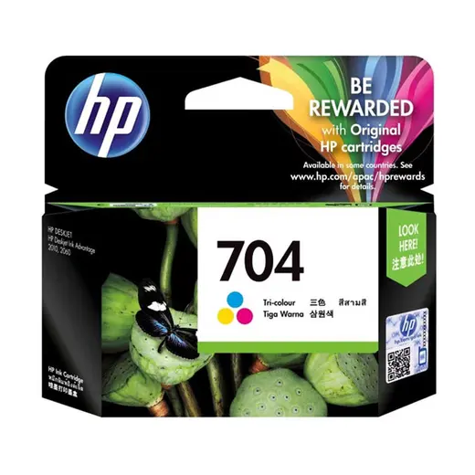 HP CN693A No 704 3 Renkli Mürekkep Kartuşu