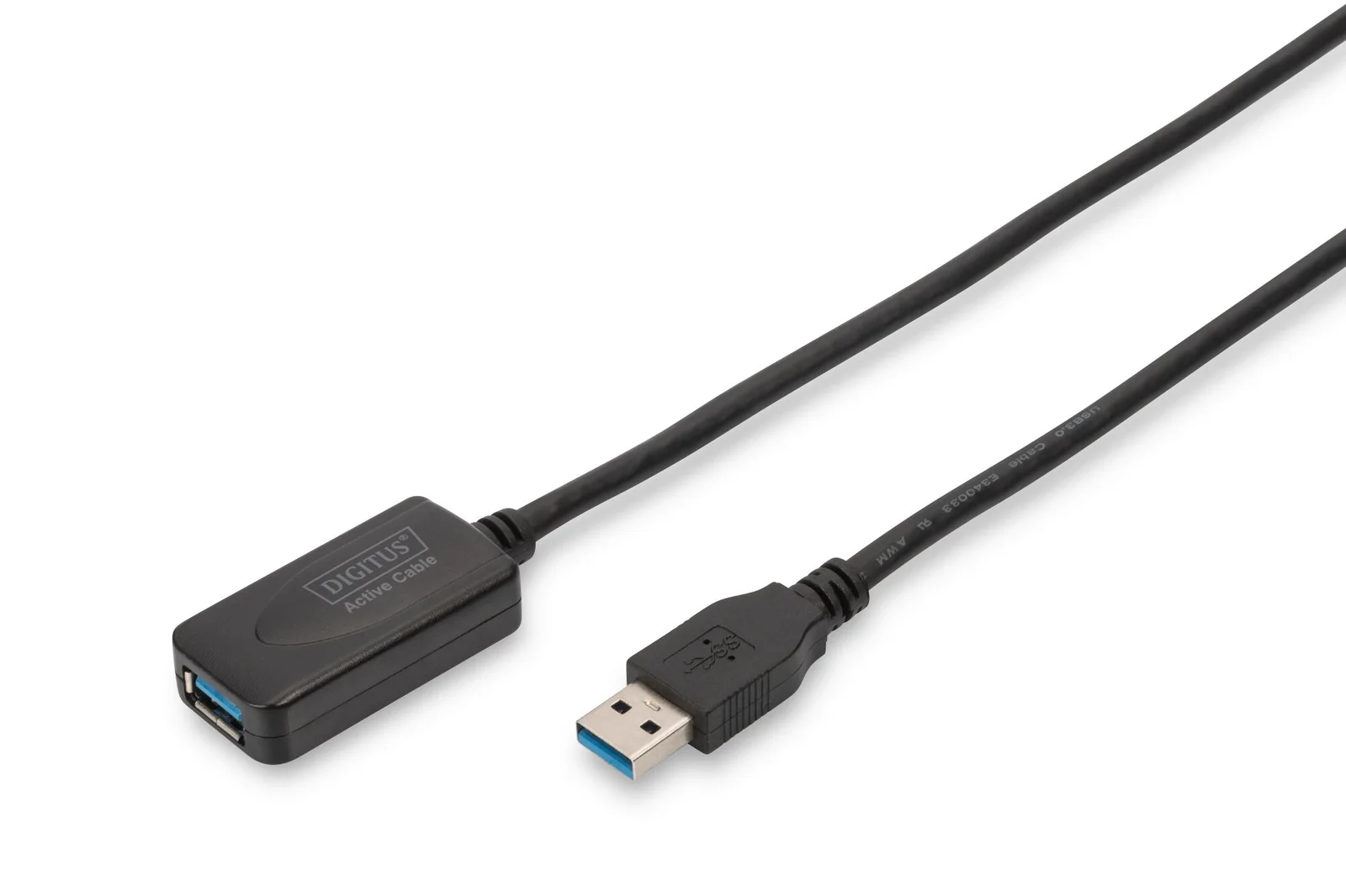 DIGITUS DA-73104 USB 3.0 Repeater / Uzatma Kablosu, USB A erkek / A dişi, 5 metre
