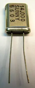 SCHUKAT QM014.0 KRISTAL, 14,0 MHz HC-18/U