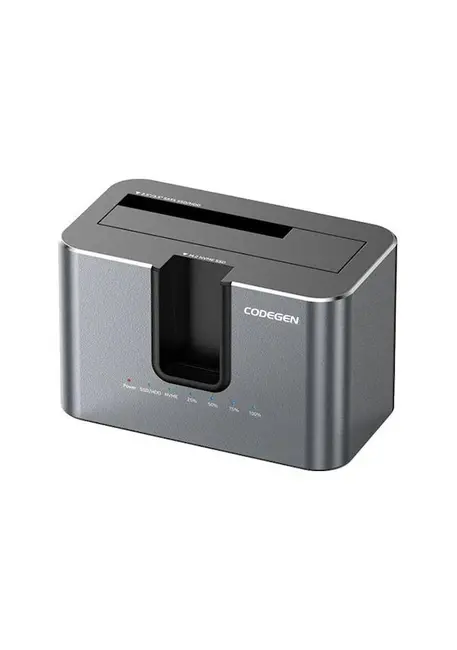 CODEGEN CDG-DOC-505 2.5"/3.5" SATA - M.2 NVME OFFLINE KOPYALAMA ÖZELLIKLI HARDDISK DOCK STAND