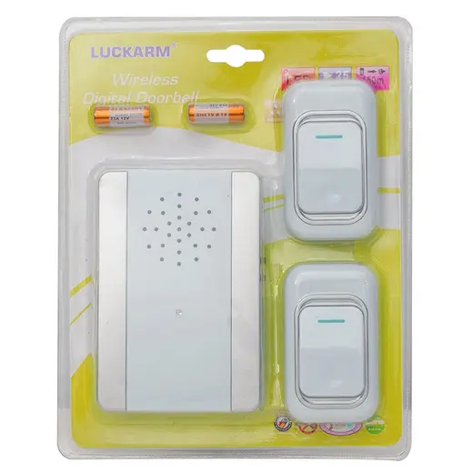 POWERMASTER PM-15661 ÇİFT KUMANDALI TEK ALICILI 25 MELODİLİ 150 METRE MENZİLLİ KABLOSUZ KAPI ZİLİ alternatif görünüm