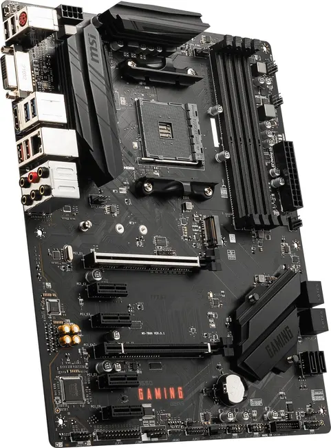 MSI B550 GAMING DDR4 HDMI-DVI PCIE 4.0 AM4 mATX görseli 4