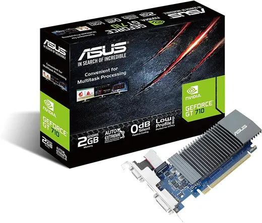 ASUS GT710 2GB GDDR5 64BIT HDMI/DVI/VGA (GT710-SL-2GD5-BRK-EVO)