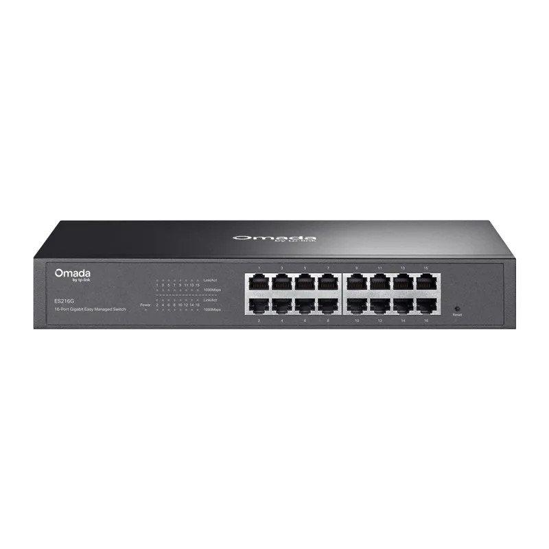 TP-LINK OMADA ES216G 16 PORT GIGABIT YONETILEBILIR METAL KASA SWITCH