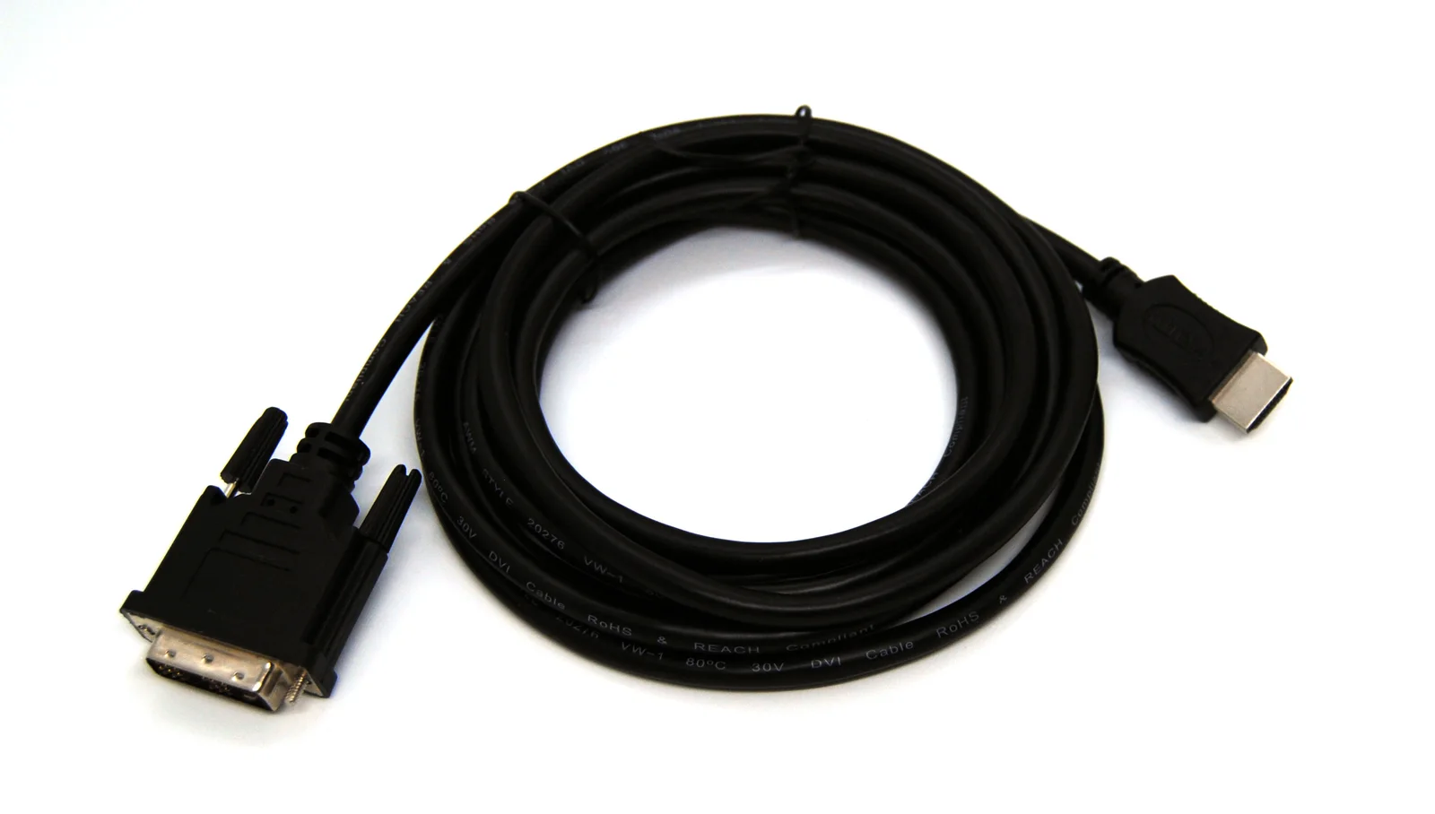 BEEK BC-DSP-HA-DVI-02 HDMI <-> DVI-D Adaptör Kablosu, HDMI Tip A Erkek <-> DVI -D (18+1) Erkek, 2 metre