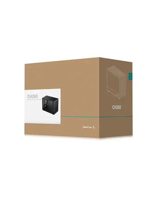 DEEPCOOL CH260 Airflow Gaming Micro-Tower PC Kasası görseli 1