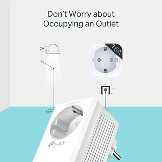TP-LINK TL-WPA7617 KIT 1000 Mbps AV1000 PowerLine Ağ Adaptörü görseli 3