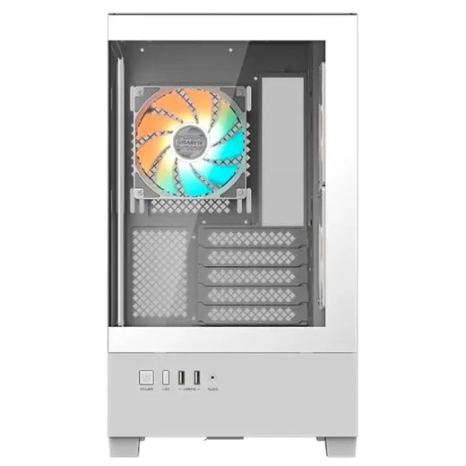 GIGABYTE GB-C201PI GAMING Mid-Tower PC Kasası Beyaz 360mm Soğutma Desteği görseli 3