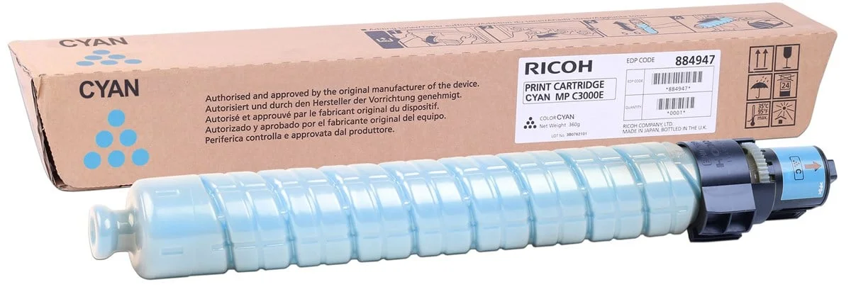 Ricoh MP-C2500 C3000 C2000 Orijinal Mavi Toner 842033