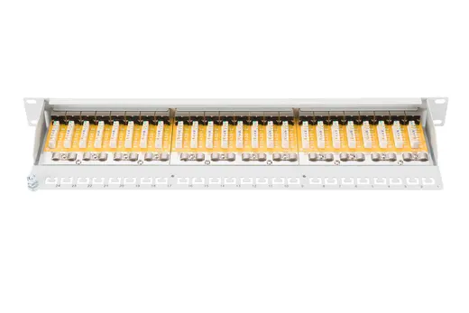 DIGITUS DN-91624S 19 Inch 24 port CAT-6 FTP Patch Panel, Zırhlı alternatif görünüm