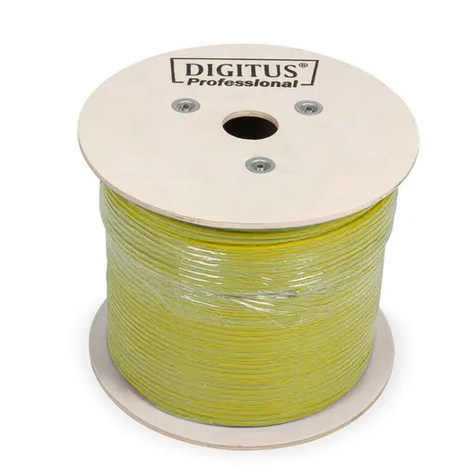 DIGITUS DK-1613-VH-5-Y Category 6 (Cat. 6) U-UTP Data Kablosu LSZH (Low Smoke Zero Halogen) AWG 23/1 Sarı renk 500 alternatif görünüm