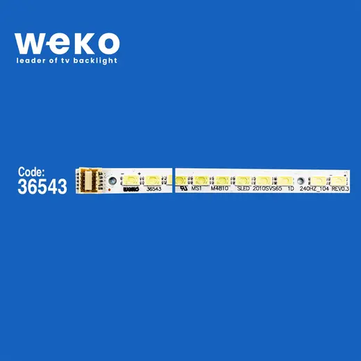 WKSET-6192 36543X2 SLED 2010SVS65 1D 240HZ-104 REV.3 1 2 ADET LED BAR (104LED) alternatif görünüm