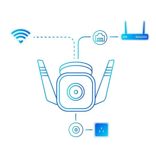 TP-Link TAPO TC65 Dış Mekan Wi-Fi Güvenlik Kamerası görseli 3