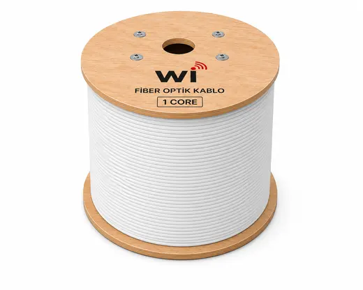 OBK 1x1 SM 1 CORE G657-A2 LSZH - ROUND FIBER / 1000 METRE - BEYAZ - YUVARLAK alternatif görünüm