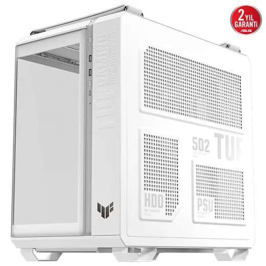 ASUS TUF GAMING GT502 HORIZON Gaming Mid-Tower PC Kasası Beyaz / 90DC0093-B19010 görseli 4