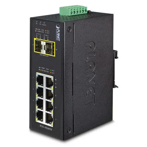 PLANET PL-IGS-1020TF 8 PORT 10/100/1000T 2 PORT 100/1000X SFP ETH.SW