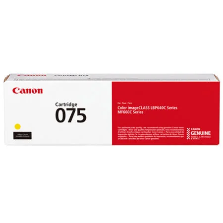 Canon CRG-075 6362C002 Sarı Orijinal Toner