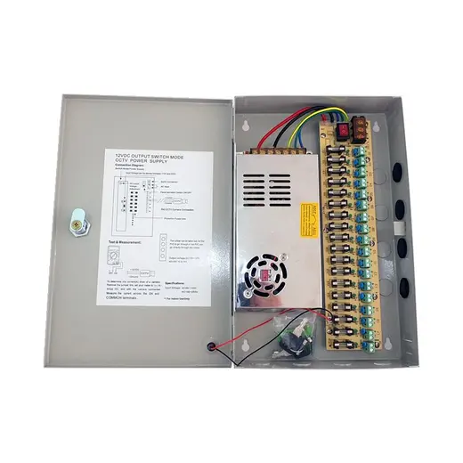 OPAX-20A-BX SMPS 20 AMPER DC 12VOLT KUTU TİPİ FANLI BOX ADAPTÖR görseli 5