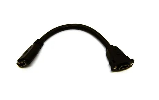 BEEK BC-DSP-ADP-PNL-HA-FF HDMI Panel Montaj Tipi Çevirici, HDMI Dişi <-> HDMI Dişi Vidalı, Altın Kaplama, 0.15 metre