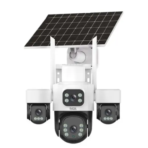 INOX 3MP 4Lens PT Speed Dome 3.6mm IP Solar Kamera E-Sim X14 görseli 2