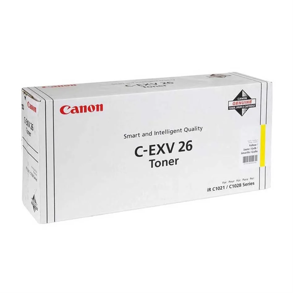 Canon EXV-26 Orijinal Sarı Toner ImageRUNNER -1021i -1022i -1028i 1657B006