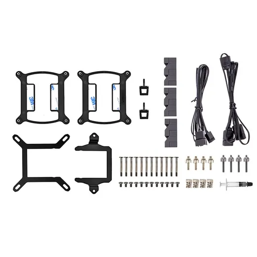 THERMALTAKE 420MM TH420 CL-W367-PL14SW-A ARGB AM5-1851p Sıvı Soğutmalı İşlemci Fanı görseli 1