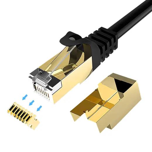 POWERMASTER PMCAT72 2 METRE SİYAH CAT7 KABLO alternatif görünüm