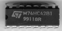 SCHUKAT 74HC42 BCD-TO-DECIMAL DECODER