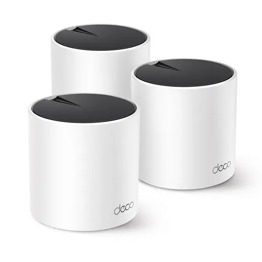 Tp-Link DECO X55 3LÜ Wi-Fi 6 AX3000 Tüm Evi Kapsayan Mesh Wifi Sistemi